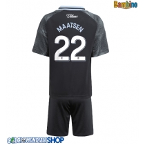 Maglie da calcio Aston Villa Ian Maatsen #22 Seconda Maglia Bambino 2025-26 Manica Corta (+ Pantaloni corti)